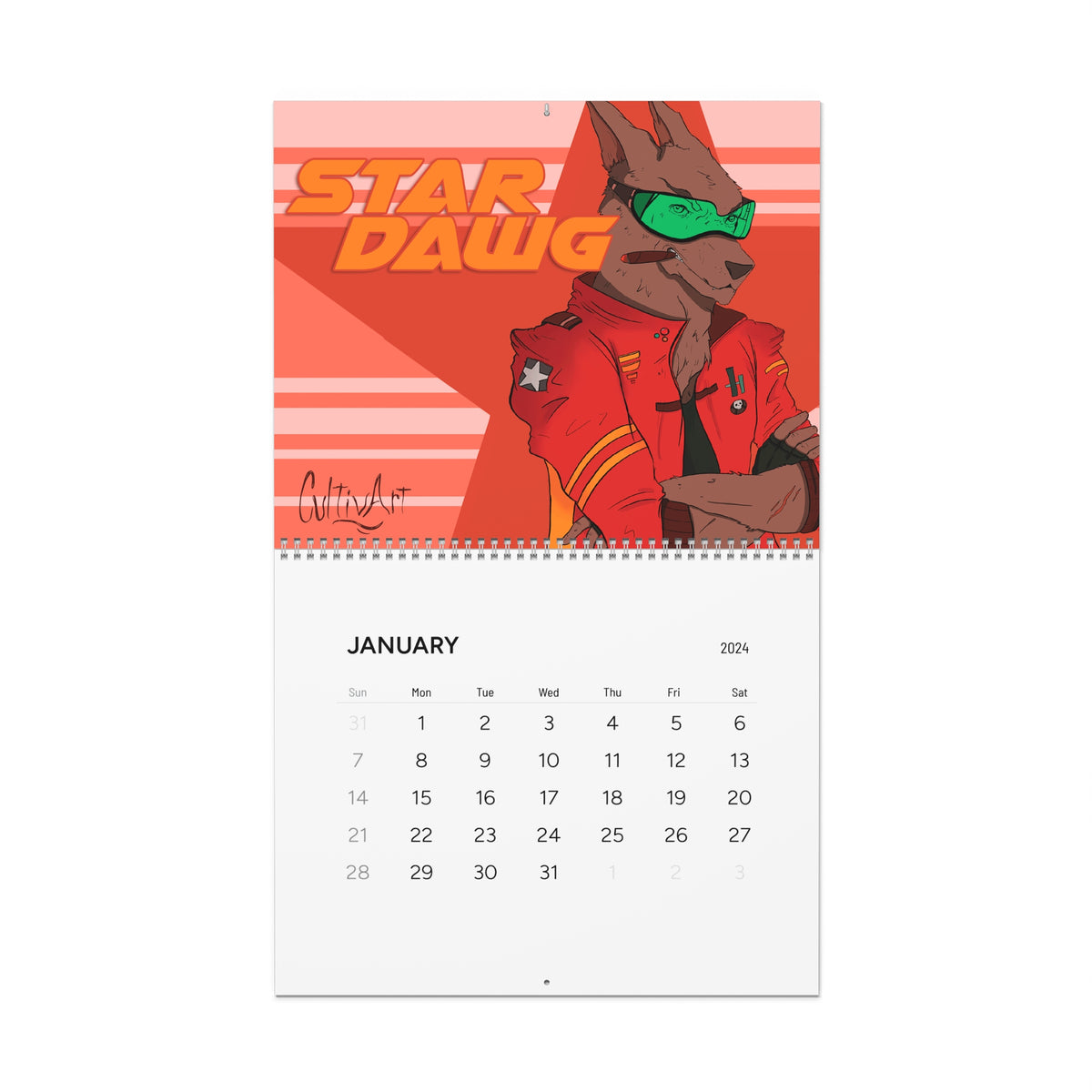 CultivArt Wall Calendar (2024) Redbud Roots Shop